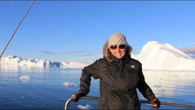 oceanografa Melania Guerra en el artico