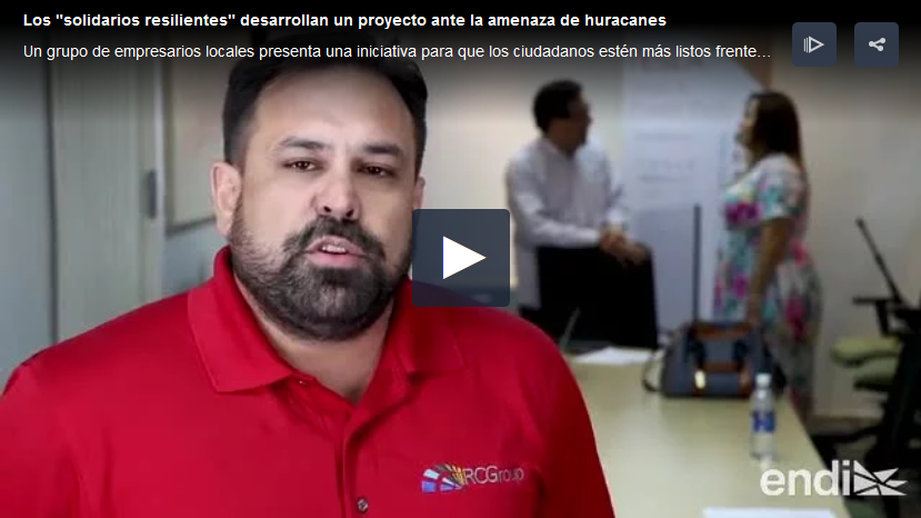 Grupo de empresarios locales solidarios residentes