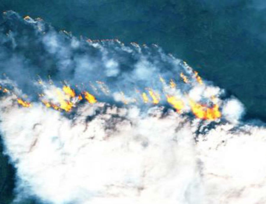 incendios incontrolados en el Artico