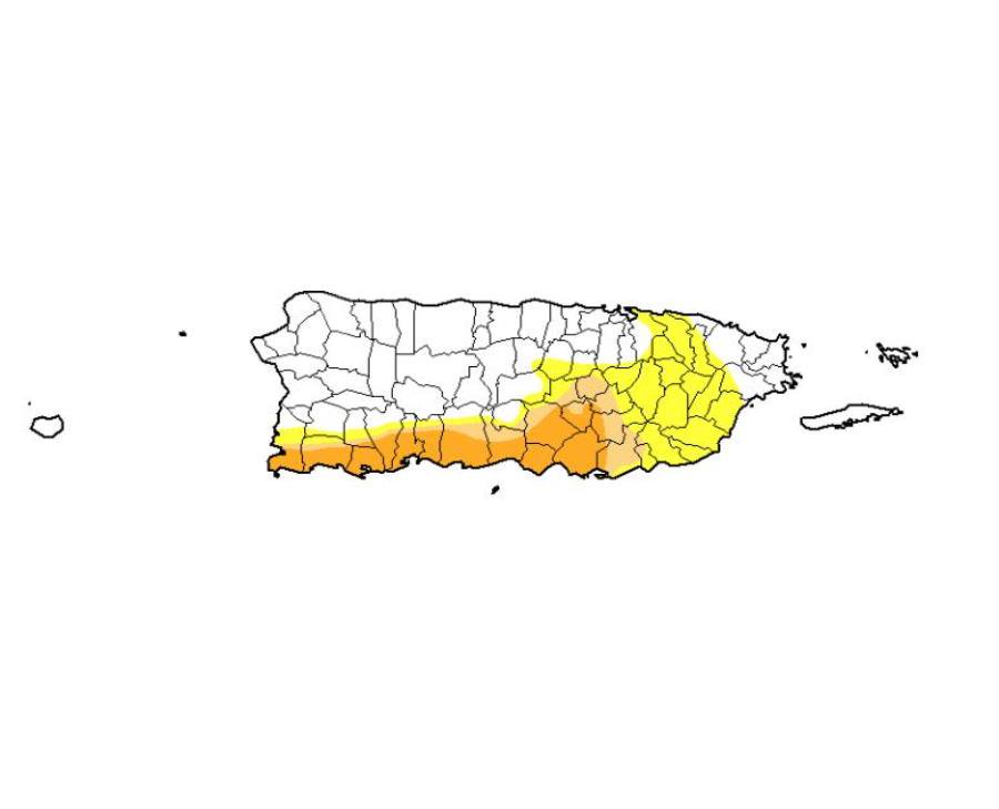 sequia severa en Puerto Rico