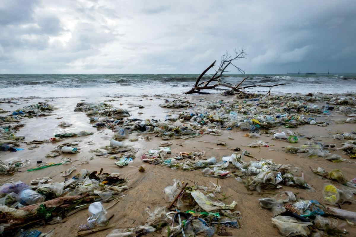 basura en playa
