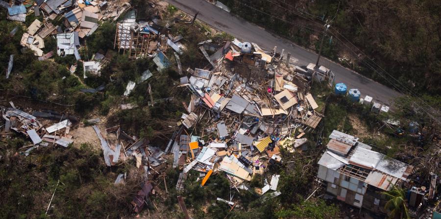 Residencias Destruidas Por El Huracan Maria