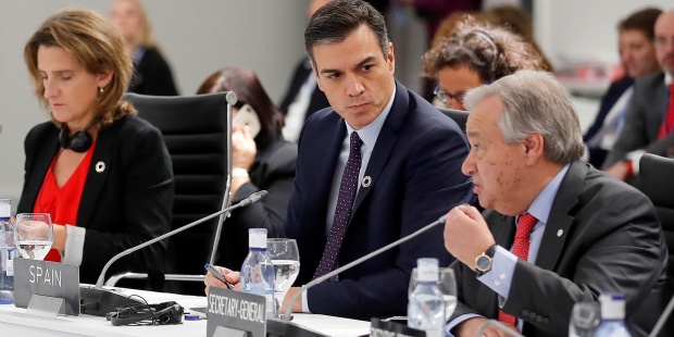Mesa Redonda De Jefes De Estado Y De Gobierno En La COP25 En Madrid