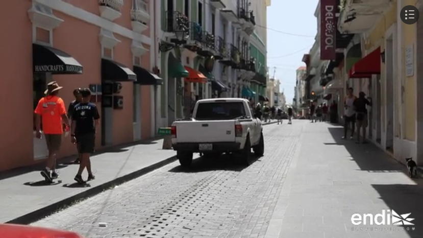 Calle San Sebastian Vias Adoquinadas Viejo San Juan