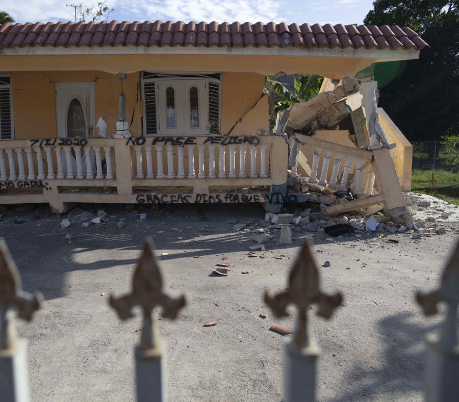 Residencia Afectada Terremoto 7 Enero Puerto Rico
