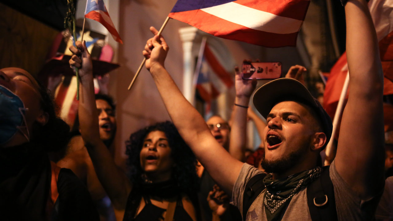 Protestas Contra Ricardo Rossello