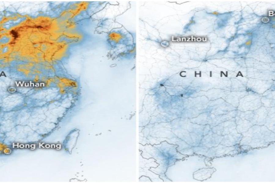 NASA Disminucion De La Contaminacion En China