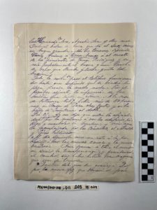 [Carta a Salvador Vives sobre invasión norteamericana a Puerto Rico], 13 de septiembre de 1898 Manuscrito, páginas 1 al 8 26.9 cm x 20.6 cm (10 5/8" x 8 1/8") Colección Para la Naturaleza, Fideicomiso de Conservación de Puerto Rico  PLN 001/003-018.011.003 #029