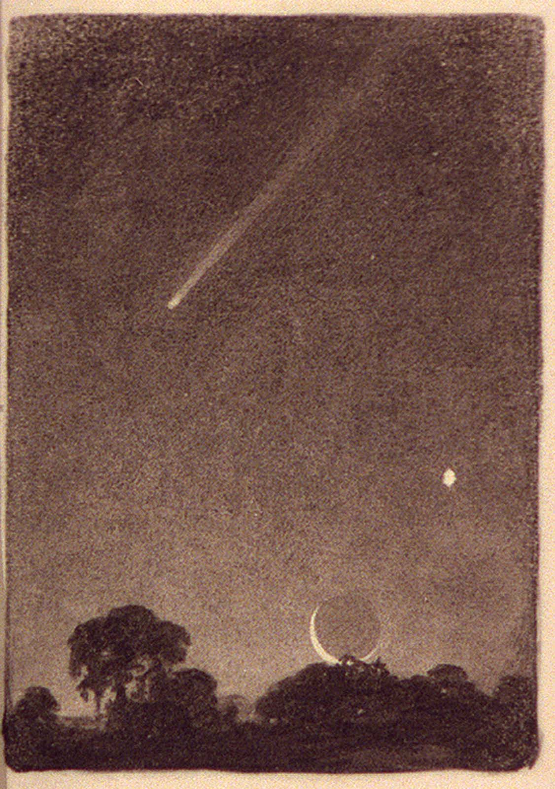 Elizabeth Shippen Green Elliot, Halley's Comet at Dawn, 1909.