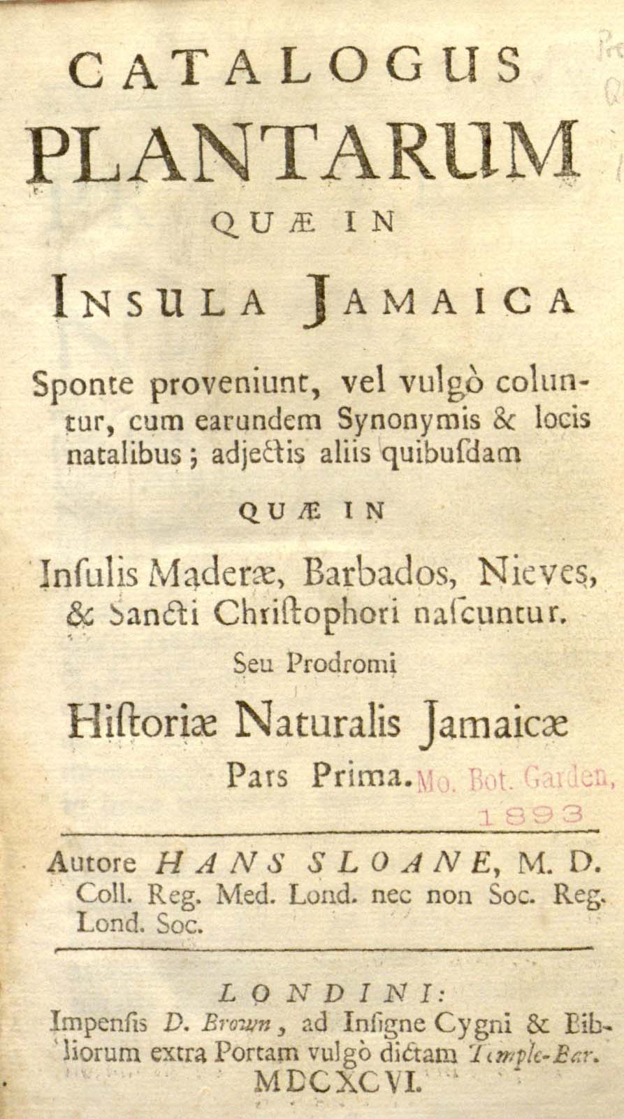 Catalogus Plantarum